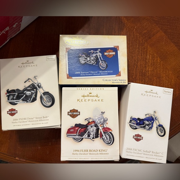 Hallmark Other - Set of 4 Hallmark Harley Davidson ornaments